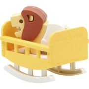 知育玩具 HALF TOYS(ハーフトイズ) 動物フィギュア ベビーベッド付き LION BABY(ベビーライオン)
