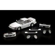 64B0296 1/64 日産 シルビア S13 ホワイト RHD [ダイキャストミニカー]