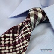 NB913925 ワイン [ニューヨーカーブルー ネクタイ]