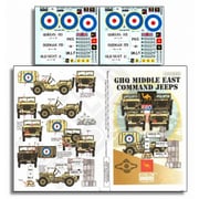 D356299 1/35 WWII イギリス陸軍 中近東のGHQコマンドジープ [プラモデル用パーツ]
