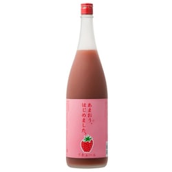 あまおう梅酒 あまおう、はじめました。 6度 1800ml [梅酒]