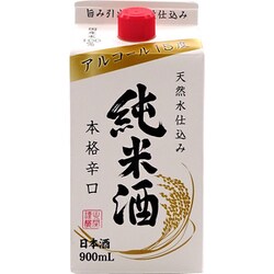 本格辛口 純米酒 15.5度 900ml [日本酒]