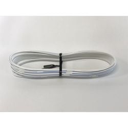 TIVF2X0.8-10MW-S [屋内用平形通信電線 2X0.8mm白 10m]