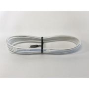 TIVF2X0.8-10MW-S [屋内用平形通信電線 2X0.8mm白 10m]
