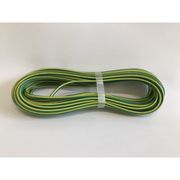 KIV3.5-GY10 [600V 電気機器用ビニル絶縁電線 3.5SQ緑黄 10m]