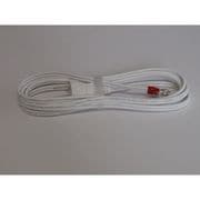 VFF1.25-2MW [100V用丸端子付電源コード 1.25SQ白 2m]