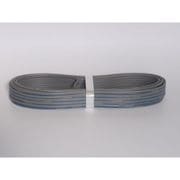 TIVF2X0.8-10M-S [屋内用平形通信電線 2X0.8mm灰 10m]
