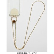 Ha-2212-807ECRU [天然石チェーン Mobile Strap]