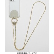 Ha-2212-807graybeige [天然石チェーン Mobile Strap]