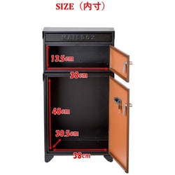 BLS172SV(5個まとめ売り) _Natさん予約品 ヨドバシ.com - セトクラフト 宅配BOX付ポスト GALVA ブラック