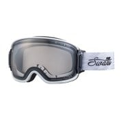 リッジライン RIDGELINE-MDH-CU-LG スーパーホワイト(PHOTOCHROMIC/ULTRA LIGHT GRAY/LIGHT SILVER MIRROR) [スキー スノーボード ゴーグル 眼鏡対応]
