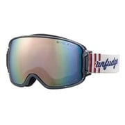 リッジライン RIDGELINE-MDH-PU-LP-UF チャコール(ULTRA LIGHT PURPLE/PASTEL BROWN MIRROR) [スキー スノーボード ゴーグル 眼鏡対応]