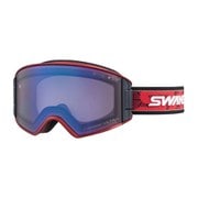 アウトバック OUTBACK-MDH-CU-LP チタンレッド(PHOTOCHROMIC/ULTRA LIGHT PURPLE/ICE MIRROR) [スキー スノーボード ゴーグル 眼鏡対応]
