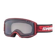 ラカン RACAN-MDH-CU-LG チタンレッド(PHOTOCHROMIC/ULTRA LIGHT GRAY/LIGHT SILVER MIRROR) [スキー スノーボード ゴーグル 眼鏡対応]