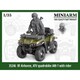B35246 1/35 現用 露 ATV AM-1 4輪駆動バイク フルキット ロシア空挺軍兵士付き [組立式プラスチックモデル]