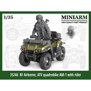 B35246 1/35 現用 露 ATV AM-1 4輪駆動バイク フルキット ロシア空挺軍兵士付き [組立式プラスチックモデル]