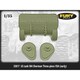 FM35017 1/35 WWII 米 M4シャーマン戦車用 3ピース最終減速機カバー 初期タイプ [プラモデル用パーツ]