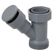 VVD-40YG [排水用通気弁 通気スイスイmini ワントラップ用/キッチン・流し用 適合VP管40・VU管40 グレー 1個]