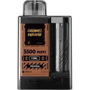 電子タバコ シーシャ 5500回使用可能 ベイプエンジン キャラメルポップコーン