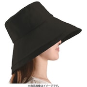 適応サイズ：頭囲56～58cm UVカット・遮光帽子 フレンチ ブラック