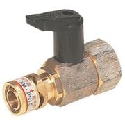 WUVS-13A-15 [Wタイプ継手 バルブ付ユニオンアダプター 逆止弁付き ねじG1/2・架橋ポリエチレン管適合サイズ13 1個]