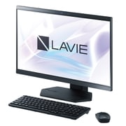 デスクトップパソコン LAVIE/23.8型Full HD/AMD Ryzen5 7530U/メモリ 8GB/SSD 512GB/DVD/Windows 11 Home/Office Home ＆ Business 2021/ファインブラック PC-A2355GAB