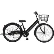 ジュニア自転車 グラウスジュニア 22インチ 外装6段変速 マットブラック FATP226Z