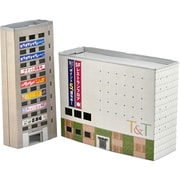 325802 ペーパーストラクチャー C01 雑居ビル・百貨店 [鉄道模型用レイアウト用品]