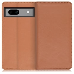 WORK10GG-BN-GPX7A [本革スマホケース Google Pixel 7a用 スタンド機能＆カードポケット付き ブラウン]
