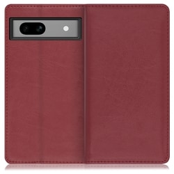 WORK10GG-RD-GPX7A [本革スマホケース Google Pixel 7a用 スタンド機能＆カードポケット付き ワインレッド]
