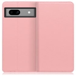 WORK16GG-PK-GPX7A [本革スマホケース Google Pixel 7a用 スタンド機能＆カードポケット付き ピンク]