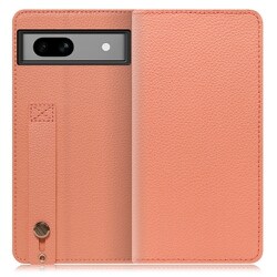 WORK23GG-FM-GPX7A [ベルト付きの本革スマホケース Google Pixel 7a用 スタンド機能＆カードポケット付き フラミンゴ]