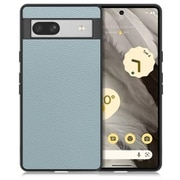 WORK25GG-BU-GPX7A [本革スマホケース Google Pixel 7a用 ストラップホール付き スカイブルー]