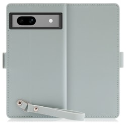 WORK29GG-GN-GPX7A [本革スマホケース Google Pixel 7a用 スタンド機能＆ストラップホール付き アイスグリーン]