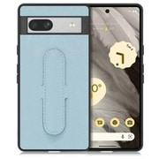 WORK30GG-BU-GPX7A [本革スマホケース Google Pixel 7a用 スタンド機能＆ストラップホール付き スカイブルー]