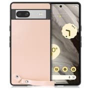 WORK33GG-PK-GPX7A [本革スマホケース Google Pixel 7a用 ストラップ＆ストラップホール付き ピーチピンク]