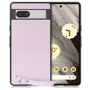WORK33GG-PL-GPX7A [本革スマホケース Google Pixel 7a用 ストラップ＆ストラップホール付き ブルーベリーパープル]