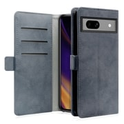 WORK34MAGGG-BU-GPX7A [PUレザースマホケース Google Pixel 7a用 スタンド機能＆カードポケット＆ベルト付き ウィンターブルー]
