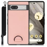 WORK37GG-RS-GPX7A [首掛けスマホケース Google Pixel 7a用 ネックストラップ付き ダスティローズ]
