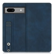 WORK42GG-BU-GPX7A [ベルト付きスマホケース Google Pixel 7a用 スタンド機能＆カードポケット付き クラシックブルー]