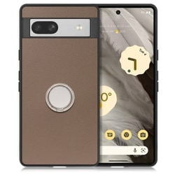 WORK48GG-BN-GPX7A [本革スマホケース Google Pixel 7a用 スタンド機能＆ストラップホール付き ラテブラウン]