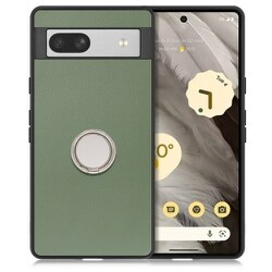 WORK48GG-GN-GPX7A [本革スマホケース Google Pixel 7a用 スタンド機能＆ストラップホール付き ホーリーグリーン]