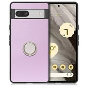 WORK48GG-PL-GPX7A [本革スマホケース Google Pixel 7a用 スタンド機能＆ストラップホール付き ラベンダーパープル]