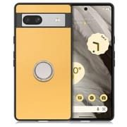 WORK48GG-YL-GPX7A [本革スマホケース Google Pixel 7a用 スタンド機能＆ストラップホール付き イエローベージュ]