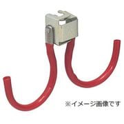 SCH-TLW4-10 [ケーブルハンガー ボルトクリップ付 ダブルタイプ 赤 10個]