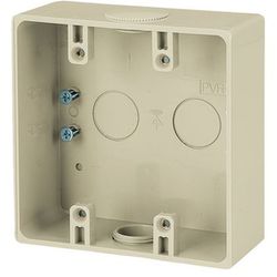 PVR-BKWJ [露出スイッチボックス ブランクタイプ 2ヶ用 呼び22用 ベージュ 1個]