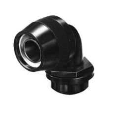 マシンフレキコネクタ 防水型 90°曲がり 適合管マシンフレキ28 黒 1個 MFPK-28LK