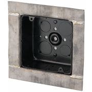 OF-MA-3XP4-1 [X線防護用スタットレットボックス 鉛ボード用・4方出 中形四角/浅型 1個]