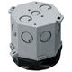 8CB-100NT11-20 [八角コンクリートボックス 鉄塗代カバー付 20個]