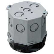 8CB-100NT11-20 [八角コンクリートボックス 鉄塗代カバー付 20個]